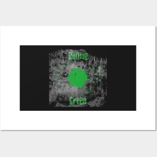 Rolling Green Dice Posters and Art